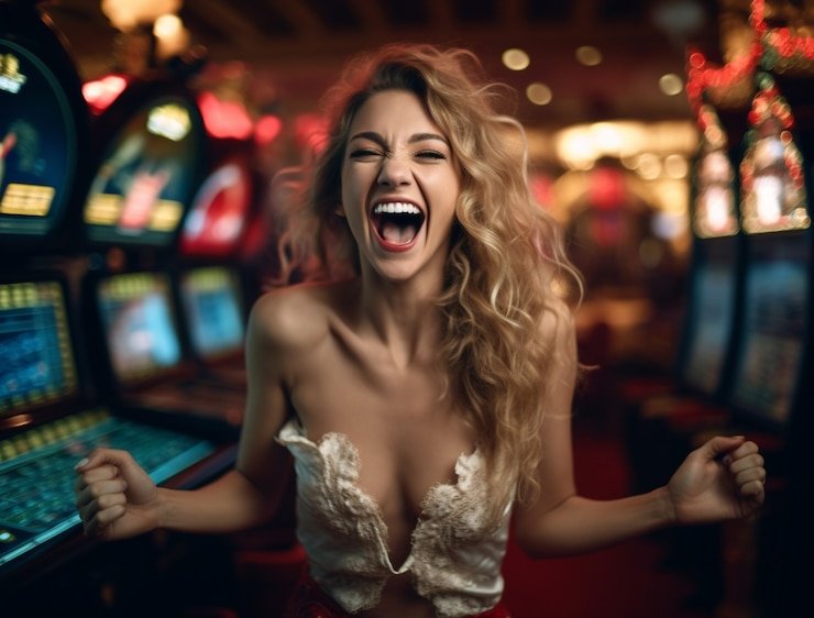 Studio live Pretty Gaming dengan dealer dan multi-kamera broadcast